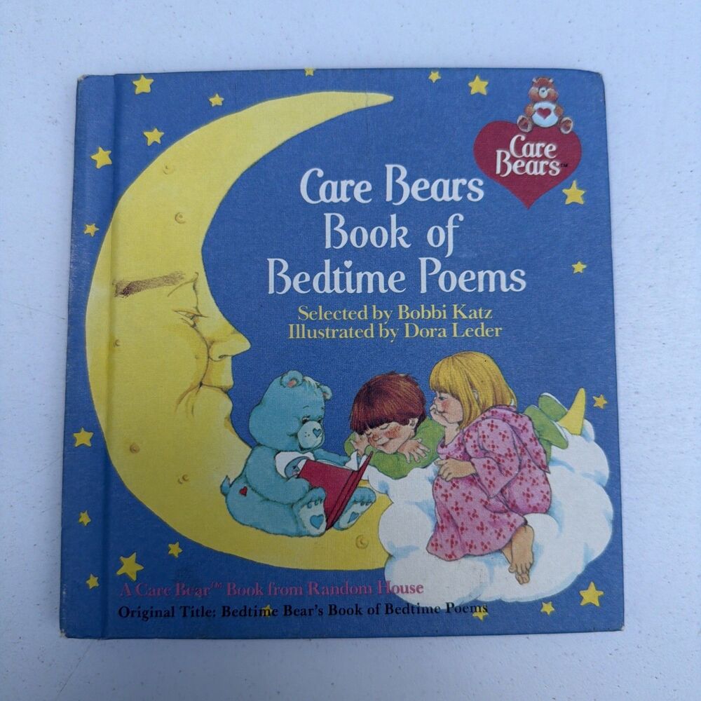 VTG Care Bears Book Of Bedtime Poems 1983